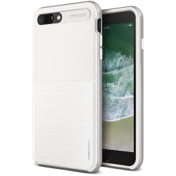   VRS Design (VERUS) iPhone 8 Plus New High Pro Shield hátlap, tok, fehér-ezüst