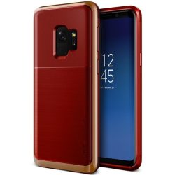   VRS Design (VERUS) Samsung Galaxy S9 High Pro Shield hátlap, tok, piros-arany