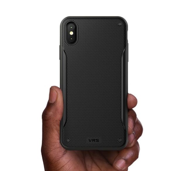 VRS Design (VERUS) iPhone Xs Max High Pro Shield hátlap, tok, metálfekete