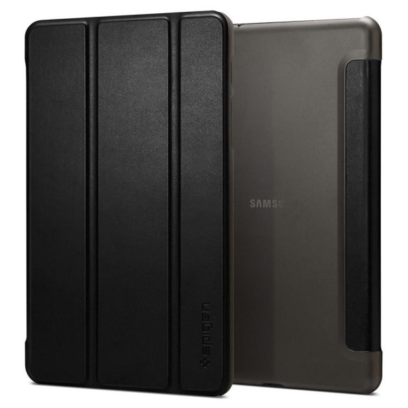 Spigen Smart Fold Samsung Galaxy Tab A 8.0" S-Pen P200/P205 (2019) oldalra nyíló tok, fekete