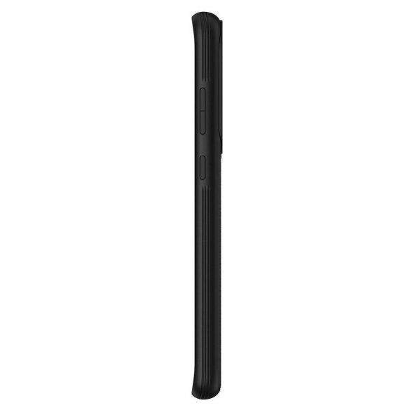 Spigen Ciel Samsung Galaxy S20 Ultra eredeit bőr hátlap, tok, fekete