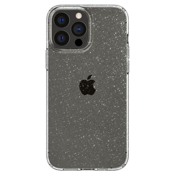 Spigen Liquid Crystal Glitter iPhone 13 Pro Max hátlap, tok, átlátszó