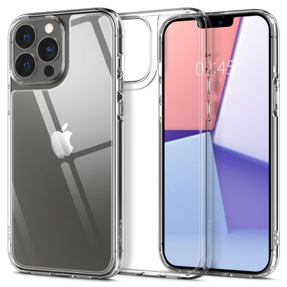 Spigen Quartz Hybrid iPhone 13 Pro hátlap, tok, átlátszó