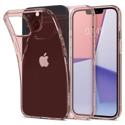 Spigen Crystal Flex iPhone 13 Mini hátlap, tok, rózsaszín