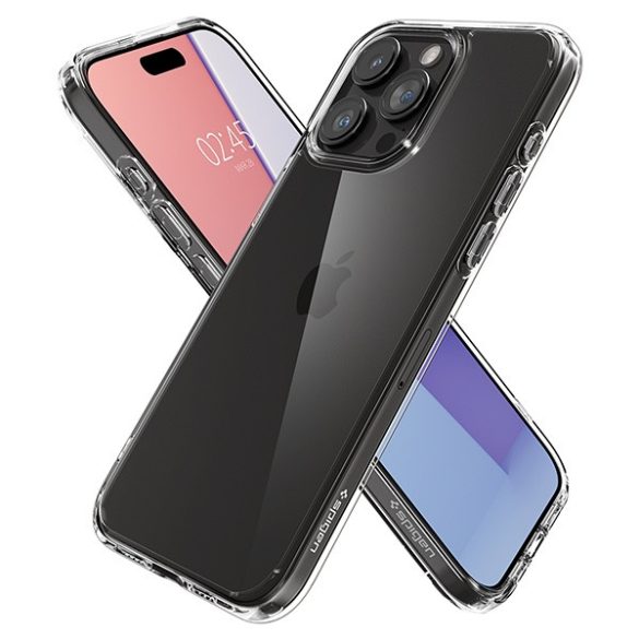 Spigen Ultra Hybrid iPhone 15 Pro Max (ACS06565) hátlap, tok, átlátszó