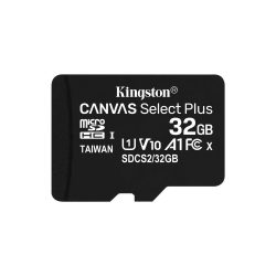   Kingston Canvas Select Plus micro SDXC, 32GB, class 10, UHS-I, 100 MB/s, memóriakártya, fekete
