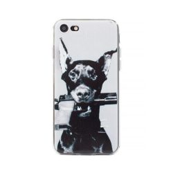   Collection Case Doberman iPhone 7 Plus/8 Plus szilikon hátlap, tok, mintás, színes