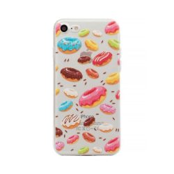   Collection Case Donuts iPhone 7 Plus/8 Plus szilikon hátlap, tok, mintás, színes