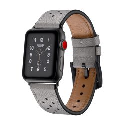Apple Watch Sport Edition 44mm bőr óraszíj, szürke