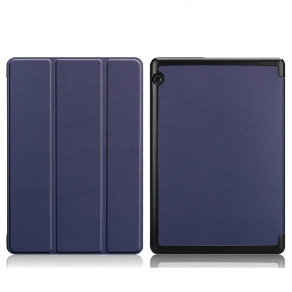 Tactical Book Tri Fold Huawei Mediapad T5 10" oldalra nyíló smart tok, kék