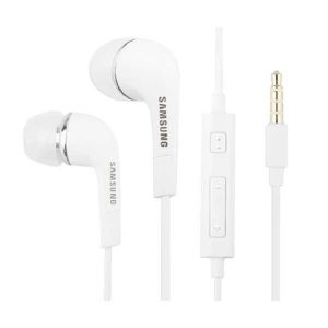 Samsung Galaxy EHS64AVFWE gyári vezetékes headset, fülhallgató, 3,5mm jack, (doboz nélküli), fehér