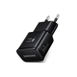   Samsung EP-TA200EBE USB-A gyári hálózati töltő, gyorstöltő adapter, 15W, (doboz nélküli), fekete