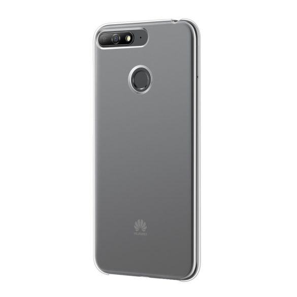 Huawei gyári Huawei Y6 Prime (2018) szilikon, hátlap, tok, átlátszó