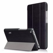   Tactical Book Tri Fold Huawei Mediapad T3 7" oldalra nyíló smart tok, fekete
