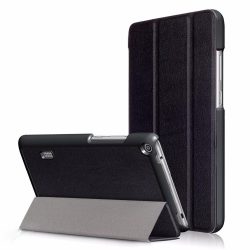   Tactical Book Tri Fold Huawei Mediapad T3 7" oldalra nyíló smart tok, fekete