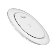   Baseus UFO Desktop Qi Fast Charging Pad univerzális asztali vezeték nélküli töltő, fehér