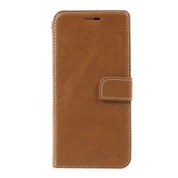   Molan Cano Samsung Galaxy Note 10 Lite Issue Book oldalra nyíló tok, barna