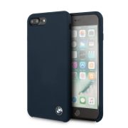   BMW iPhone 6 Plus/7 Plus/8 Plus Silicone (BMHCI8LSILNA) hátlap, tok, sötétkék