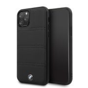   BMW iPhone 11 Pro Perforated Leather (BMHCN58PELBK) hátlap, tok, fekete