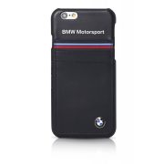   BMW iPhone 6 Plus/6S Plus Motorsport Raceway Horizontal Tricolor Stripe (BMHCP6LSHSN) hátlap, tok, kék