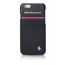   BMW iPhone 6 Plus/6S Plus Motorsport Raceway Horizontal Tricolor Stripe (BMHCP6LSHSN) hátlap, tok, kék