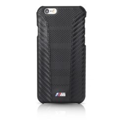   BMW iPhone 6/6S M Sport Carbon Inspiration PU Carbon hátlap, tok, fekete
