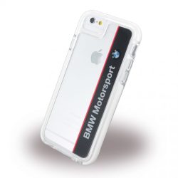   BMW iPhone 6/6S Motorsport Shockproof Hard Vertical Logo hátlap, tok, átlátszó