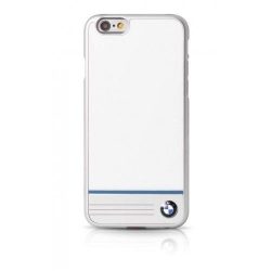  BMW iPhone 6/6S Signature Single Stripe Aluminium Plate hátlap, tok, fehér