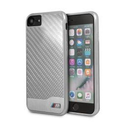   BMW iPhone 7 M Sport Hard Case Carbon & Aluminium hátlap, tok, ezüst