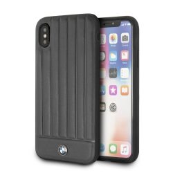 BMW iPhone X/XS Hot Lines Silicone Hard hátlap, tok, fekete