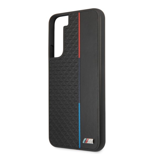 BMW Samsung Galaxy S22 Plus M Collection Triangles (BMHCS22MTRTBK) hátlap, tok, fekete