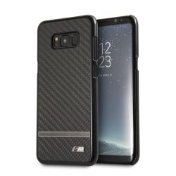   BMW Samsung Galaxy S8 Plus Signature Real Carbon Fiber (BMHCS8LASCFBK) hátlap, tok, fekete