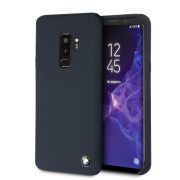   BMW Samsung Galaxy S9 Plus Signature Silicone Hard (BMHCS9LSILNA) hátlap, tok, tengerészkék