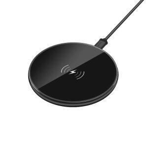 Devia Aurora Wireless charger, vezeték nélküli Qi töltő, fekete