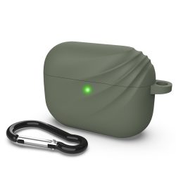 Devia Elf2 Airpods Pro szilikon tok + karabiner, zöld