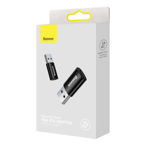 Baseus OTG adapter Ingenuity USB-A 3.1 - USB-C host OTG átalakító adapter, fekete