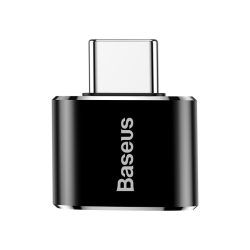   Baseus OTG adapter Mini USB-A - USB-C host OTG átalakító adapter, fekete