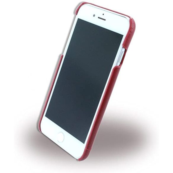 Cerruti 1881 iPhone 7 Smooth Split Leder Hard hátlap, tok, piros