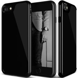   Caseology iPhone 7 Plus Waterfall Series hátlap, tok, jetblack, fekete