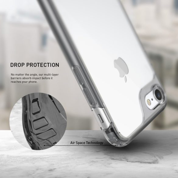 Caseology iPhone 7 Plus Waterfall Series hátlap, tok, jetblack