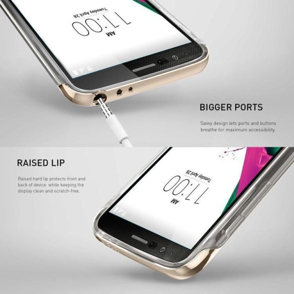 Caseology LG G5 Skyfall Series hátlap, tok, arany