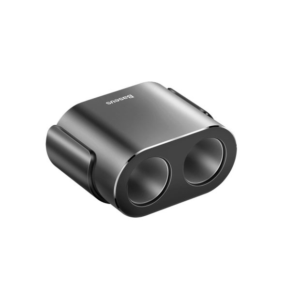 Baseus CRDYQ-01 Car Charger Splitter 2xUSB-A 3.1A 17W univerzális autós töltő és elosztó, 80W, fekete