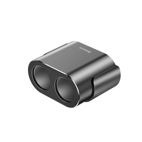 Baseus CRDYQ-01 Car Charger Splitter 2xUSB-A 3.1A 17W univerzális autós töltő és elosztó, 80W, fekete