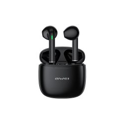   Awei T26 Pro TWS Bluetooth 5.3 headset akkumulátoros töltő tokkal, fekete