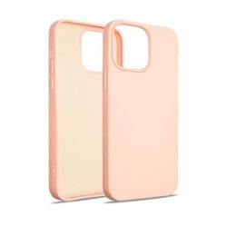 Silicone Case iPhone 14 Pro Max hátlap, tok, rozé arany