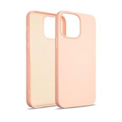 Silicone Case iPhone 14 Pro Max hátlap, tok, rozé arany