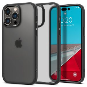 Spigen Ultra Hybrid Frost iPhone 14 Pro Max hátlap, tok, fekete