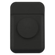   UNIQ Flixa Magnetic Card Wallet Magsafe kompatibilis mágneses kártyatartó, popsocket funkcióval, fekete