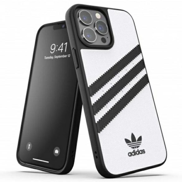 Adidas Original Moulded PU iPhone 13 Pro Max hátlap, tok, fehér