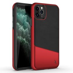   Zizo Division Series iPhone 11 Pro Max ütésálló hátlap, tok, fekete-piros